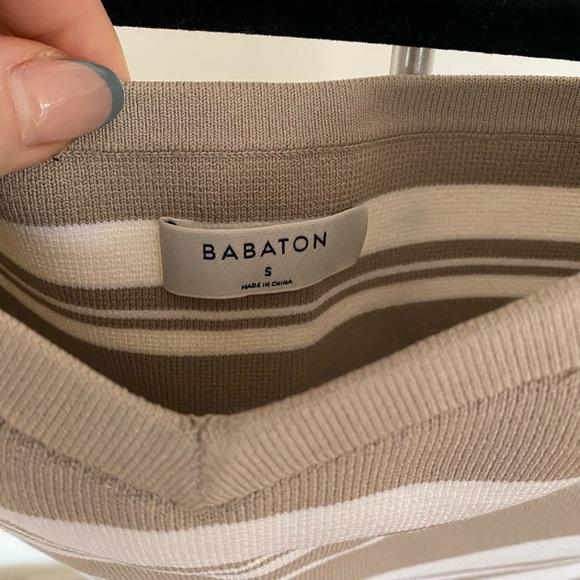 Babaton Olaf Knit strapless tube Top  - size S - Picture 4 of 5